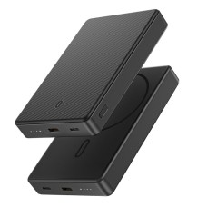 Повербанк портативний акумулятор Power Bank Wiwu Wi-P073 Aramid Fiber MagSafe магнітний 10000 mAh Black
